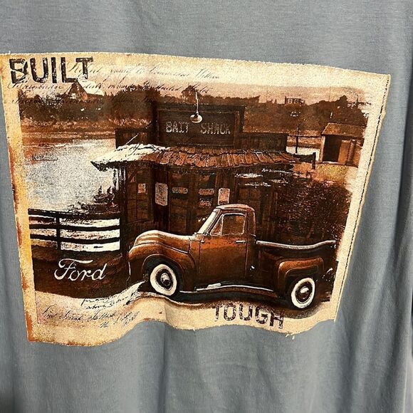 🔥🔥 “NWT” BUILT FORD TOUGH Graphic t-shirt - NEW Men Sz XL - Huge Back Hit 🔥🔥 - Picture 6 of 8